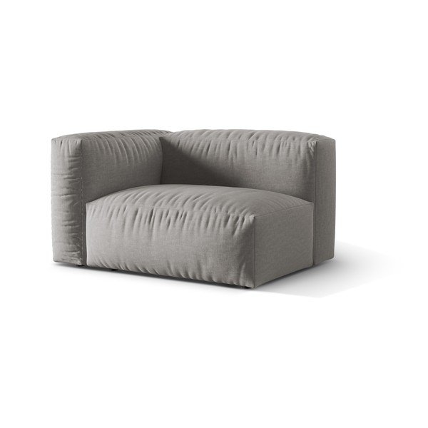 Modul pentru canapea modulară gri deschis (cu colț pe partea stângă ) Martina – Micadoni Home-image-1