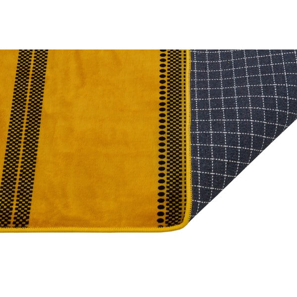 Covor galben lavabil 200x80 cm - Vitaus-image-2