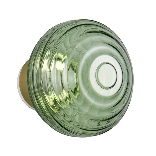 Aplică de perete verde LED din sticlă cu USB ø 15,5 cm Earl – Reality