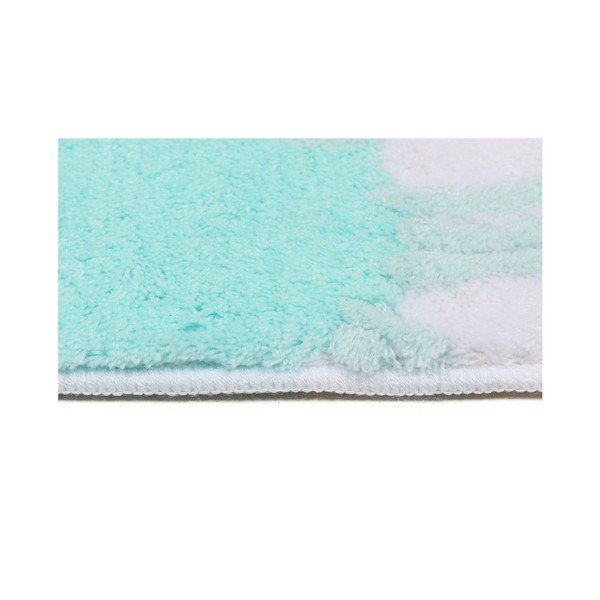 Set 2 covorașe de baie și husă pentru capac WC Confetti Bathmats Minty Alinda-image-3