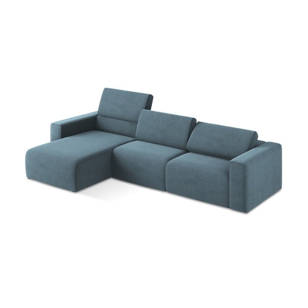 Colțar modular albastru (cu colț pe partea stângă) Kalea – Makamii-image-1