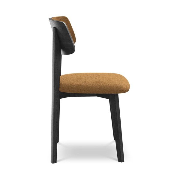 Scaun de dining teracotă din lemn masiv Niu – Makamii-image-2