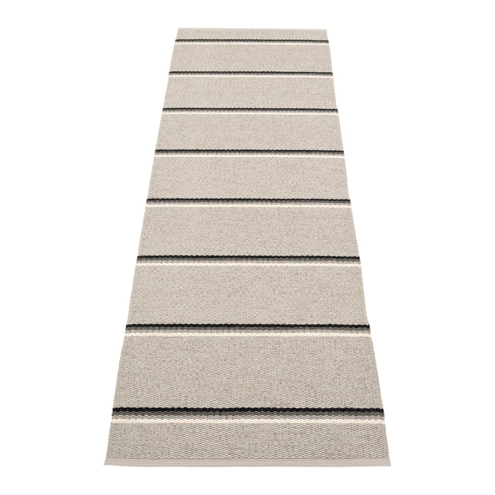 Covor tip traversă pentru interior și exterior gri/bej 70x240 cm Olle Grey Linen – Pappelina