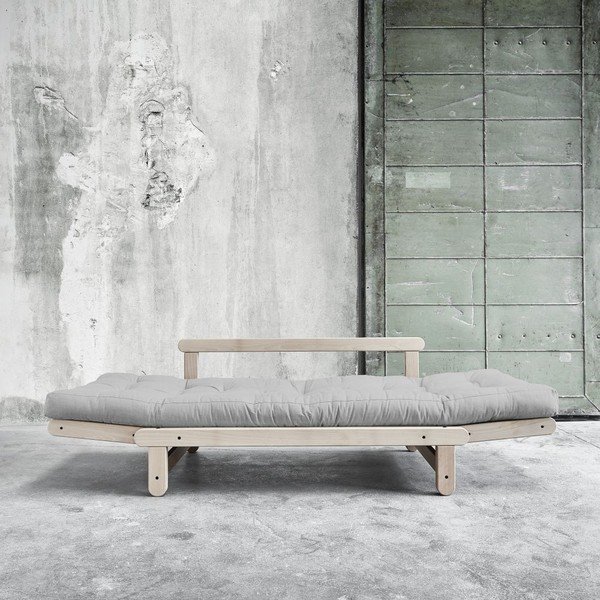 Canapea extensibilă Beat Beech/Light Grey-image-1