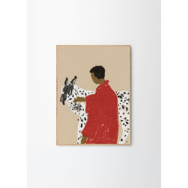 Poster 30x40 cm Spotted Horse – Isabelle Vandeplassche – The Poster Club-image-4