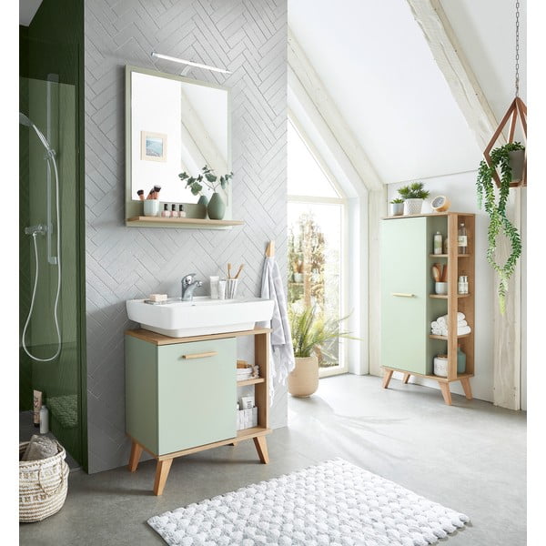 Oglindă de perete cu raft  60x75 cm Set 963 - Pelipal-image-4