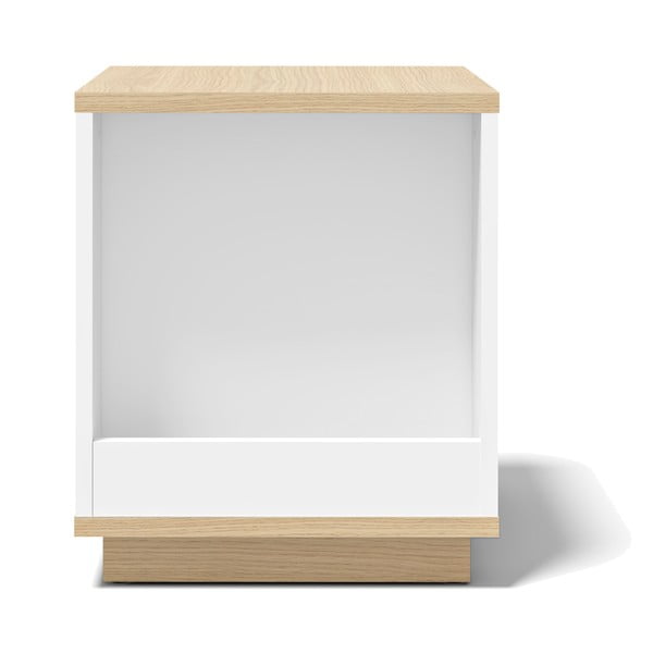 Măsuță auxiliară cu aspect de lemn de stejar 40x40 cm Ella - TemaHome-image-2