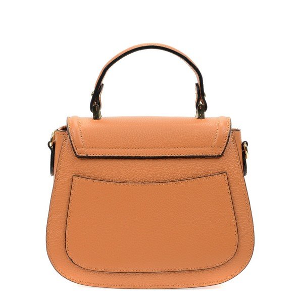 Geantă crossbody din piele Isabella Rhea, maro coniac-image-1