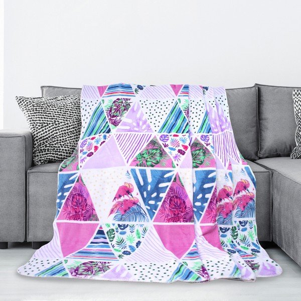 Pătură din microfibră AmeliaHome Kaleidoscope, 220 x 240 cm-image-1