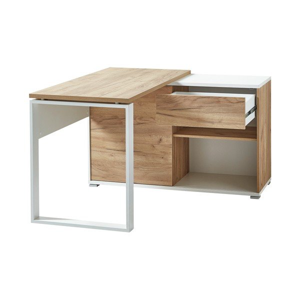 Birou cu aspect de stejar 120x117 cm Lioni - Germania-image-4