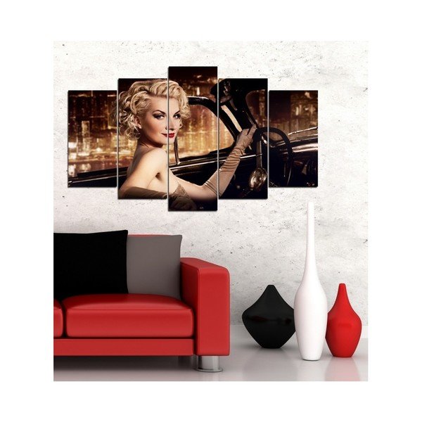 Tablou din mai multe piese 3D Art Gandaro, 102 x 60 cm-image-1