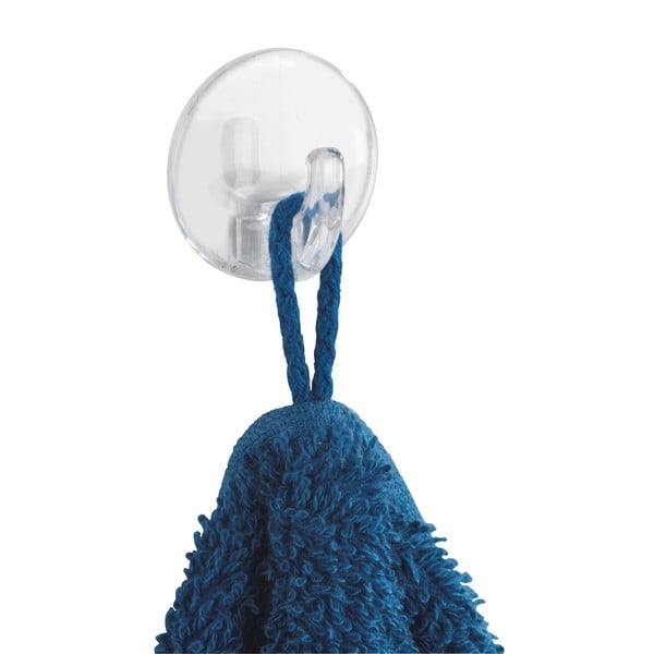 Set 3 cârlige autoadezive transparente Wenko Round-image-3