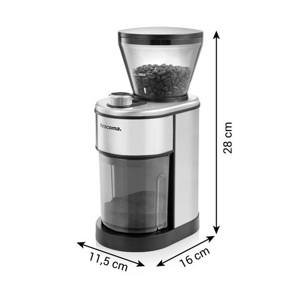 Râșniță de cafea din oțel inoxidabil President – Tescoma-image-3