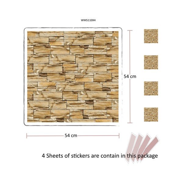 Autocolant Walplus Rock Pattern-image-1