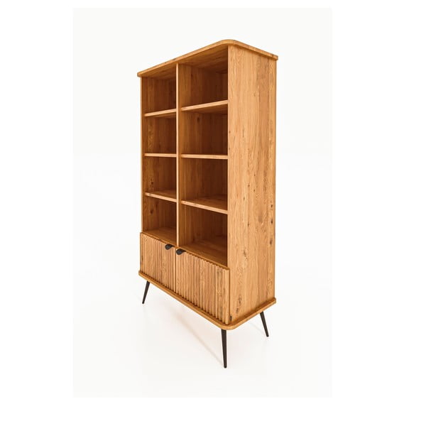 Bibliotecă din lemn de stejar 97x176 cm Kula – The Beds-image-1