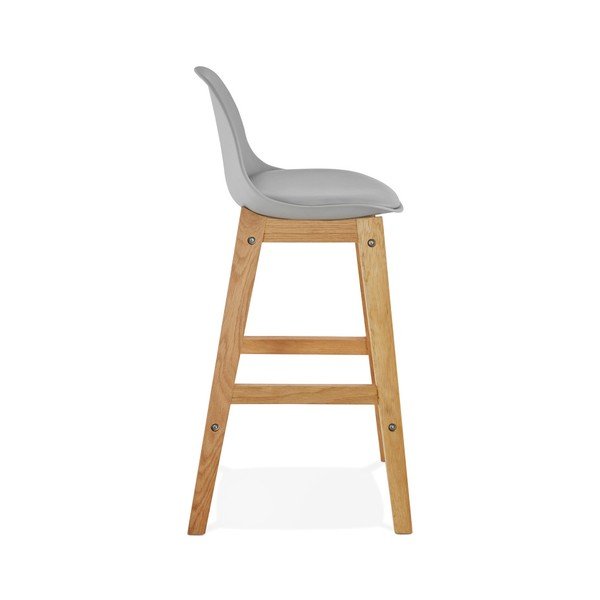 Scaun de bar Kokoon Elody, înălțime 86,5 cm, gri-image-2