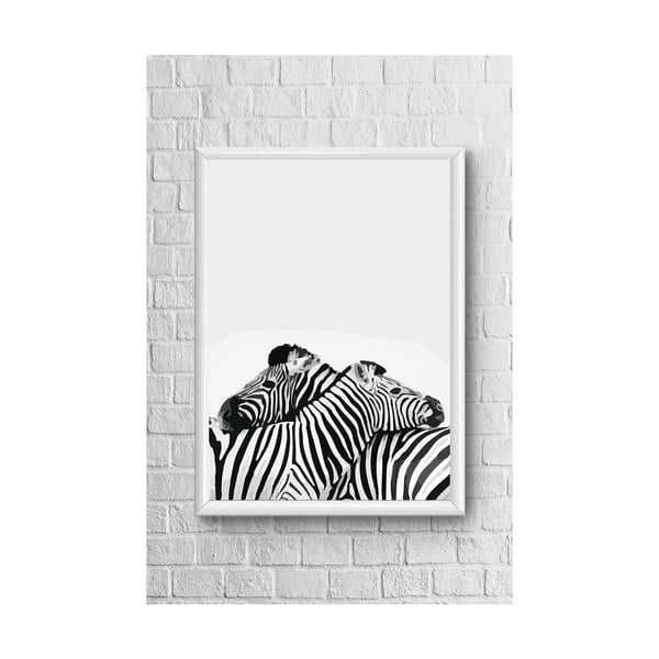 Poster Piacenza Art Two Zebras
