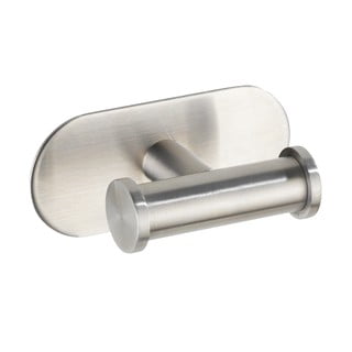 Cârlig dublu de perete, oțel inoxidabil mat Wenko Turbo-Loc® Orea