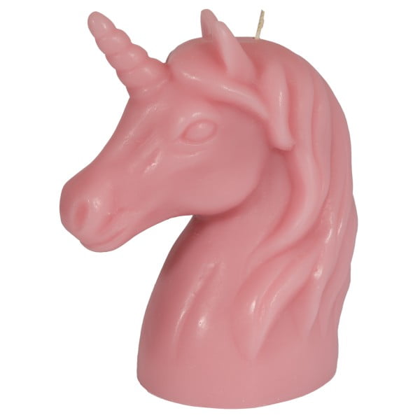 Lumânare Fisura Unicorn, roz