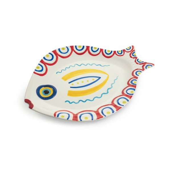 Set 4 farfurii din piatră dolomit VDE Tivoli 1996 Sashimi Fish-image-3