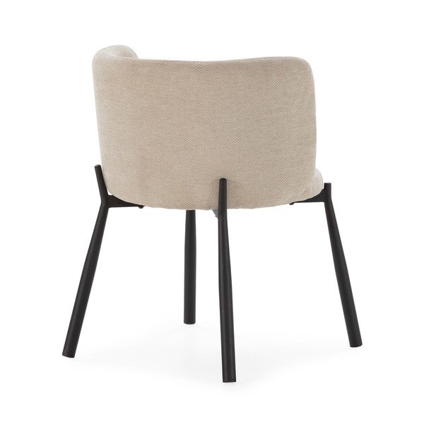 Set de scaune de sufragerie bej 2 buc. tapițat Ginny – MOME-image-1