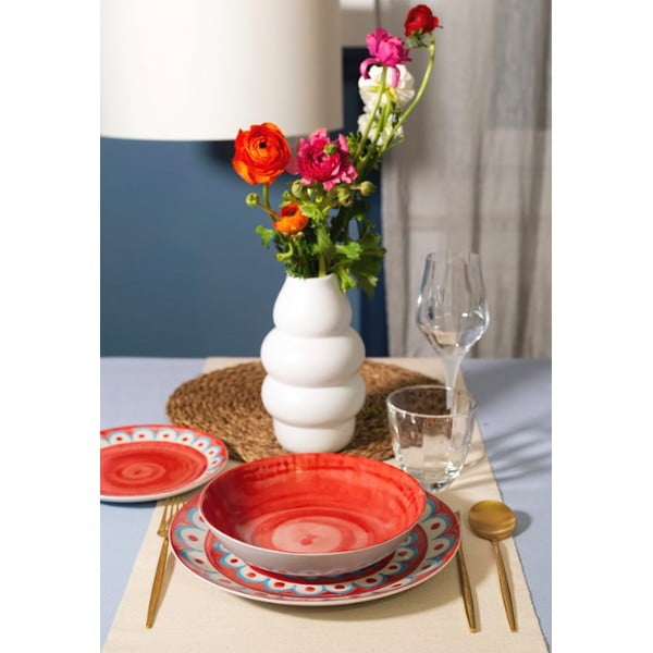 Farfurii albastru-deschis 6 buc. adânci din porțelan ø 21 cm Tangeri blue – Villa Altachiara-image-3