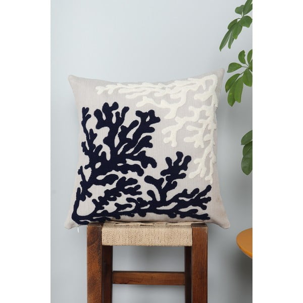Pernă decorativă din in 43x43 cm Mercan – Mioli Decor-image-1