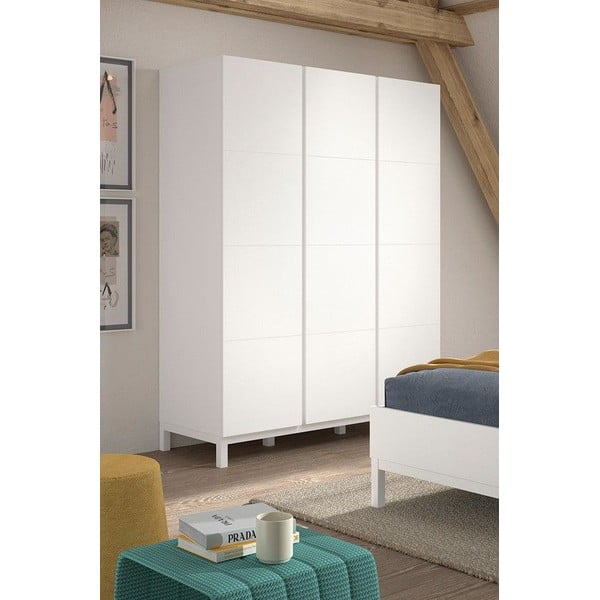 Șifonier de copii alb 149x196x58 cm Eva – Vipack-image-1