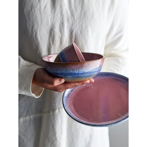 Bol mic roz deschis din gresie 525 ml Paula – Bloomingville-image-2