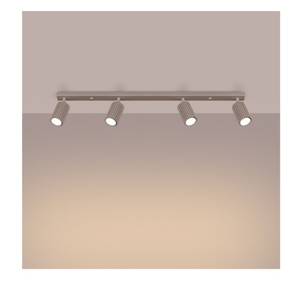 Spot taupe din metal 6,5x81 cm Gleam – Sollux-image-1