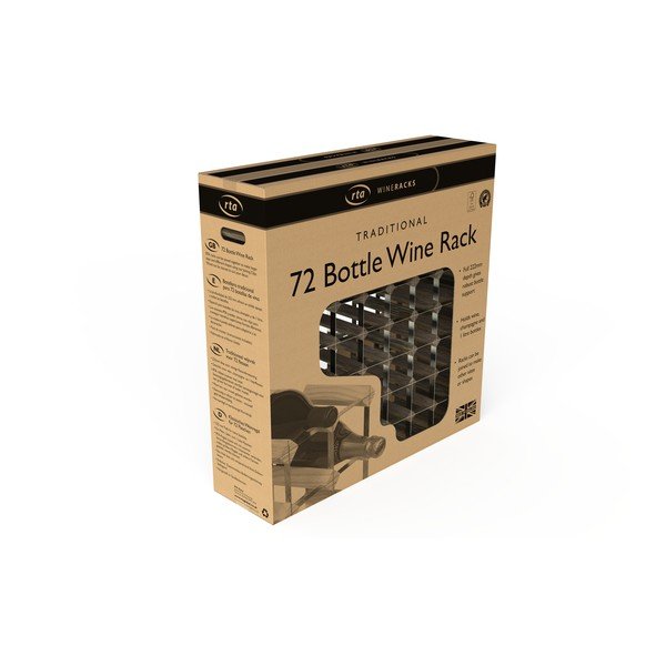 Raft pentru vin    din lemn   de pin  pentru  72 sticle - RTA-image-4