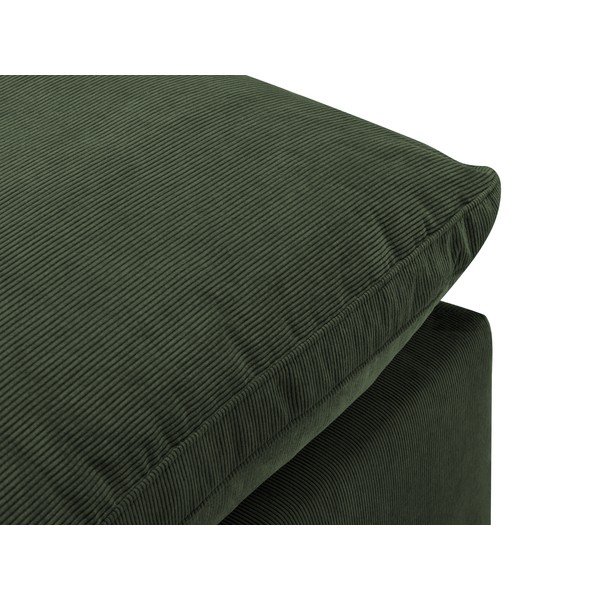 Modul cu tapițerie din catifea pentru canapea de mijloc Windsor & Co Sofas Galaxy, verde închis-image-4