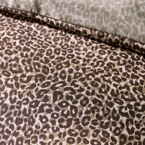 Lenjerie de pat maro pentru pat de o persoană 135x200 cm Animal Print – Catherine Lansfield-image-4