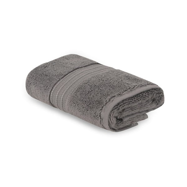 Prosop gri închis din bumbac 30x50 cm Chicago – Foutastic-image-1