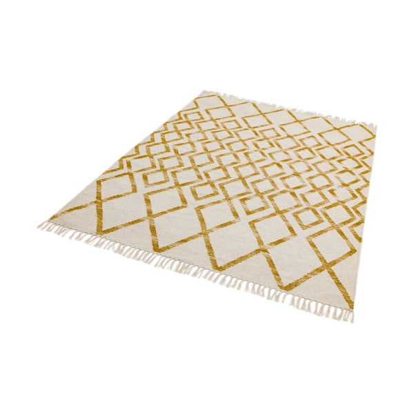 Covor Asiatic Carpets Hackney Diamond, 120 x 170 cm, bej-galben-image-2