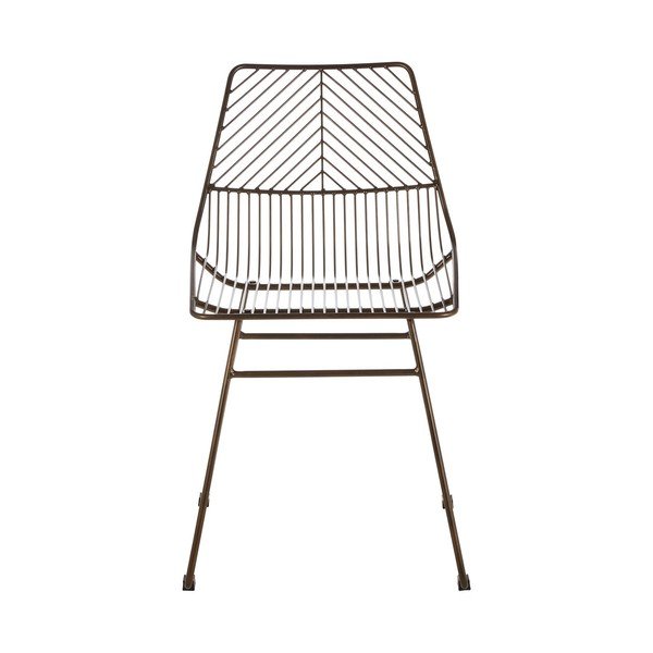 Scaun de dining bronz din metal District – Premier Housewares-image-2