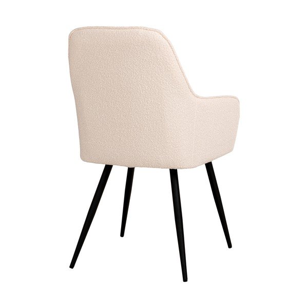 Set de scaune de sufragerie crem cu cotiere 2 buc. tapițat Harbo – House Nordic-image-3