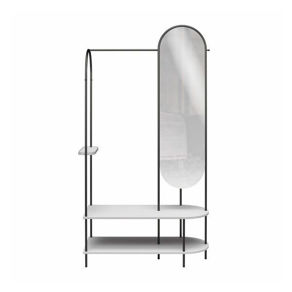 Set pentru hol negru/gri din metal 101x183x43 cm Anastacia – Støraa-image-4