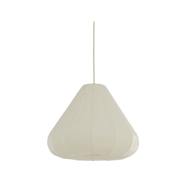 Lustră crem cu abajur din hârtie ø 10 cm Sarella – Light & Living
