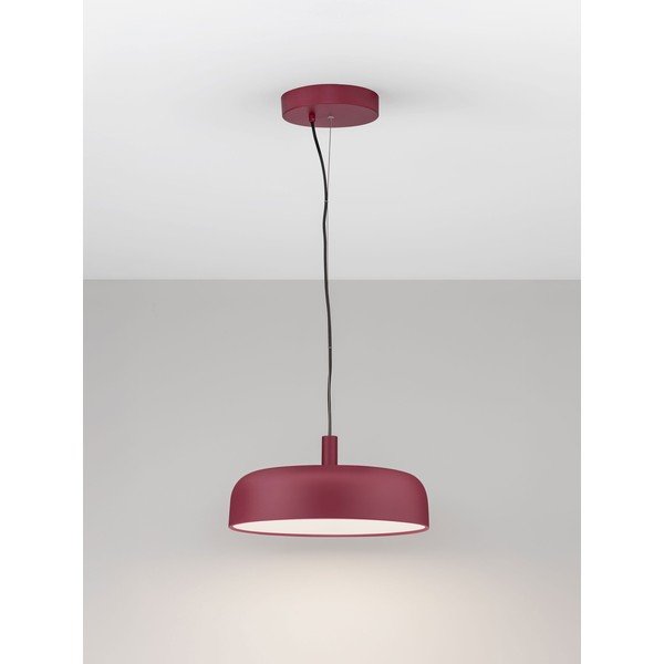 Lustră burgundy LED cu intensitate reglabilă din aluminiu ø 40 cm Noelia – Nova Luce-image-2