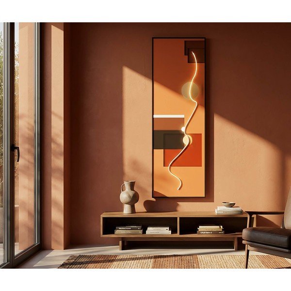 Tablou cu ramă/pe pânză imprimat 50x150 cm LED – Mauro Ferretti-image-1