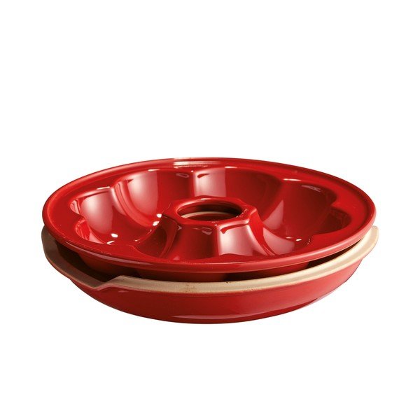 Formă pentru brioșe Emile Henry, ⌀ 30,5 cm, roșu-image-2