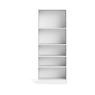Bibliotecă Tvilum Basic, 79x203 cm, alb