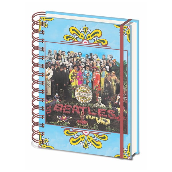 Caiet liniat A5 Pyramid International The Beatles Sgt. Pepper´s, 80 pagini