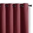 Draperie burgundy dimout (semi-opacă) 140x270 cm Kierra – Restilo
