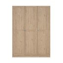 Șifonier cu  aspect de lemn de stejar 147x200 cm Billund – Tvilum