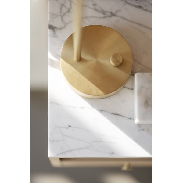 Tăblie de pat în culoare naturală din lemn de stejar 240x79 cm Whitmore – Rowico-image-4