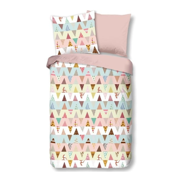 Lenjerie de pat din bumbac pentru copii Muller Textiels Booba, 100 x 135 cm