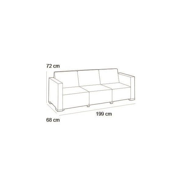 Set mobilier de grădină Keter California, maro-image-3