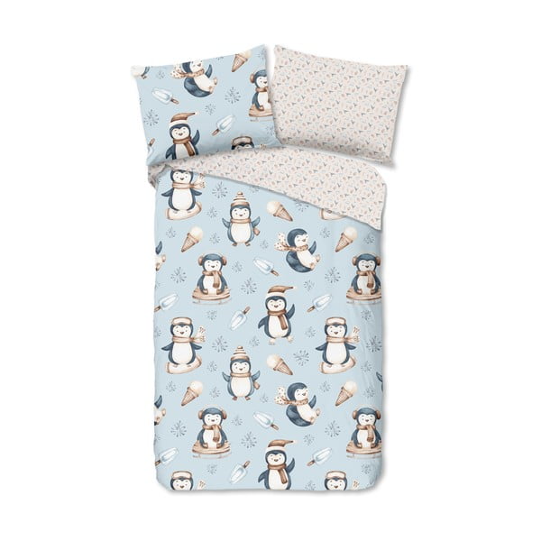 Lenjerie de pat pentru copii din flanelă  140x200 cm – Good Morning